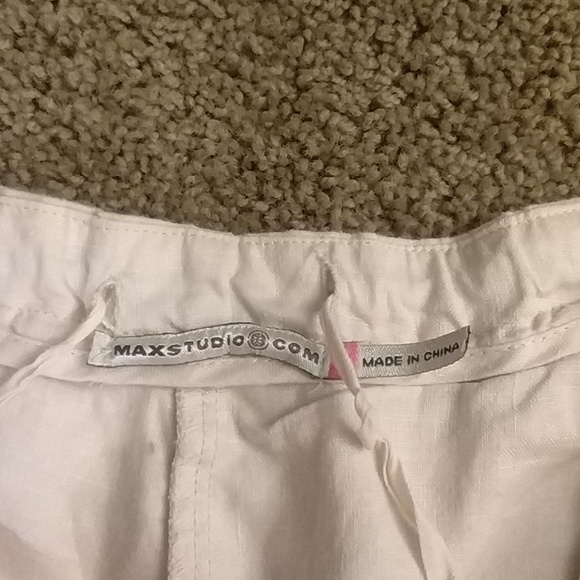 Max Studio Linen Pants 2 - Picture 3 of 4